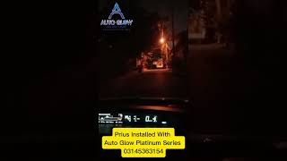 Prius Installed With Auto Glow LED lights One Year Warranty plug and Play toyotapriusprime prius [upl. by Sinnaoi]