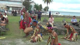 Yapese Bamboo Stick Dance 2014 Part 613 [upl. by Adnouqal349]