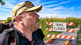 Trail CLOSED after 75 miles HIKING  Cumbria Way part 3 [upl. by Erreid979]