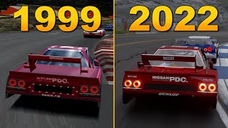 Nissan Skyline R30 Super Silhouette  Gran Turismo 2 vs Gran Turismo 7 4K60 [upl. by Nevar]