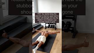 Poor posture amp upper back pain  shoulders mobility drill backpain posture mobility shorts [upl. by Euqirne]