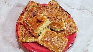 Easy Bulgarian BANITSA  Fantastic pastry with cheese [upl. by Tezil]