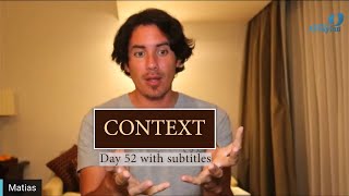 Day 52 CONTEXT  Matias De Stefano  with subtitles [upl. by Culbertson]