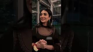 SarahKhan telling which desi food she tried in London with FalakShabbir shorts trending [upl. by Adlesirg516]