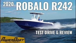 2020 Robalo R242  Boat Test and Review  PowerBoat TV [upl. by Adnihc]