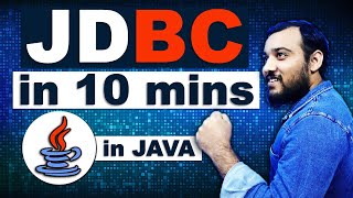 JDBC Java Database Connectivity in Java in 10 mins [upl. by Agiaf]