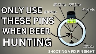 Bow Hunting With a Vertical Pin Bow Sight  Dialed PRÜF Pin Gap [upl. by Okiam576]