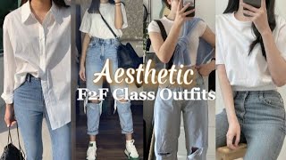 AestheticMinimalist Outfits For F2F Class 2022 Color Combos Pinterest amp Korean OutFits [upl. by Nylrats]