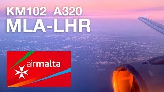 MY FLIGHT WAS SWAPPED  Air Malta  Malta to London  Business Class  Airbus A320214 [upl. by Ahsilam]