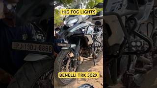 HJG FOG LIGHT  BENELLI TRK 502X benellitrk502x shortsfeed hjgfoglight minidrivinglight benelli [upl. by Olatha]