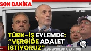 TÜRKİşDen VERGİDE ADALET ÇAĞRISI Siz verene kadar durmak yok dedi 4d kamu işçileri son dakika [upl. by Farleigh]