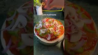 Crispy Air Fryer Pizza in Minutes  Quick and Deliciousshorts ytshorts youtubeshorts pizza [upl. by Eisyak]