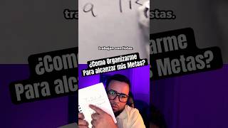 Como Alcanzar mis Metas  Osvaldo D Meléndez organizacion motivacion disciplina mentalidad [upl. by Fidel]