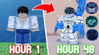 Spending 48 Hours MASTERING Every 2 Tails Version in Shindo Life  Roblox [upl. by Dahij]