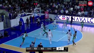 Lebanese Basketball Championship 20232024  CHAMPVILLE VS SAGESSE [upl. by Orlantha118]