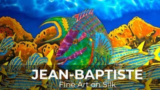 THE ART OF PAINTING SILK  DANIEL JEANBAPTISTE [upl. by Wyatan]