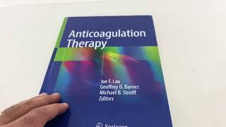 Springer Anticoagulation Therapy by Geoffrey D Barnes  Hardcover [upl. by Ontina465]