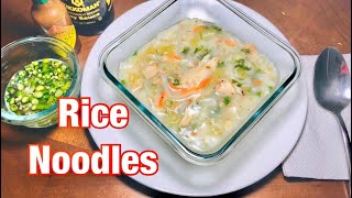 Chicken Rice Noodles Soup  Rice Noodle respacito [upl. by Kahaleel]