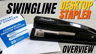 Swingline Commercial Desktop Stapler Overview [upl. by Cadell]