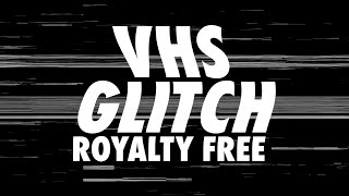 Glitch VCR static overlay no copyrights royalty free [upl. by Ardnic]