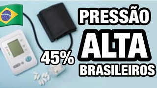 45 dos brasileiros adultos sofrem de hipertensão metade não sabe que está doente [upl. by Nimrac]