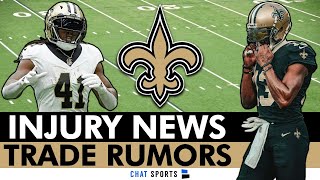 Michael Thomas TRADE Saints Injury News amp Trade Rumors Alvin Kamara Hunter Renfrow Juwan Johnson [upl. by Annas]