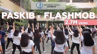 FLASHMOB x PASKIBRA SMA Gloria 2  quotEmpathy for Charityquot [upl. by Socrates]