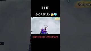 WTF 💀 360 REFLEX IN 1 HP pubg shortvideos viralshort pungmobilenewupdate [upl. by Eitteb]