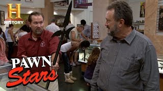 Pawn Stars Analyzing a Halberd Spear  History [upl. by Winson992]