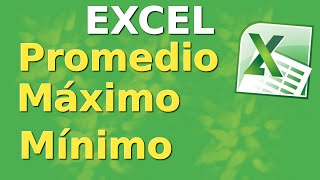 Cómo calcular el Promedio máximo y mínimo en Excel [upl. by Aliuqet742]