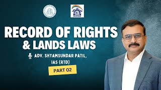 Record of Rights and Land Laws  712 Part 2 [upl. by Nyltac734]