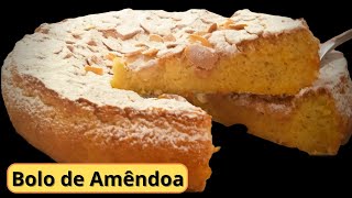 Bolo de Amêndoa sem Farinha e sem Leite Receita fFácil [upl. by Nylidnam235]