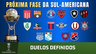 SULAMERICANA  Confrontos da próxima fase [upl. by Nitsu]