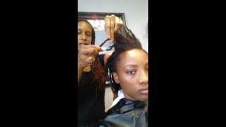 How to Reattach Locs to Loose Hair Loc Renovation 2 [upl. by Akcirahs893]