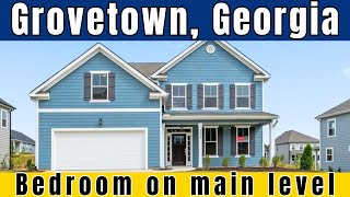 Where to LIVE IN GROVETOWN Georgia  MUST SEE Grovetown New Construction [upl. by Nueoht782]