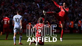 Inside Anfield Liverpool 11 Aston Villa  FIRMINO SCORES LATE AHEAD OF EMOTIONAL FAREWELL [upl. by Carnay]