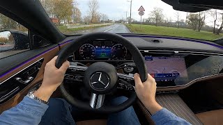 2024 MercedesBenz E 220 d 20 197  23 HP POV Test drive CARiNIK [upl. by Ilyk]