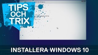 HowTo  Installera Windows 10 [upl. by Kevon339]