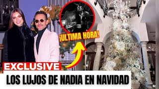 Navidad de lujo y tensiones El ostentoso festejo de Marc Anthony y Nadia Ferreira en su mansión [upl. by Eyssej]