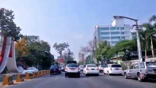 On the way from Traders to Inya Lake in Yangon [upl. by Aihsenad]