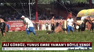 ALİ GÜRBÜZ YUNUS EMRE YAMAN’I BÖYLE YENDİ [upl. by Orutra787]