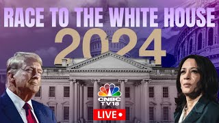 LIVE White House In Focus As United States Elects President Congress and Governors  N18G [upl. by Soinotna]