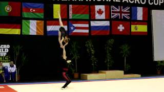 Acrobatic Gymnastics Maia International Acro Cup  BEL SkyLimit MxP AG Balance [upl. by Delgado]