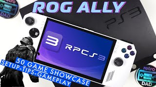 3️⃣MASSIVE Playstation 3 Emulation  RPCS3  50 Games Tested ASUS ROG Ally  Setup  Tips  Gameplay [upl. by Leopoldine535]