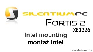 SilentiumPC Fortis 2 XE1226  montaż Intel  Intel mounting [upl. by Ettelrats]