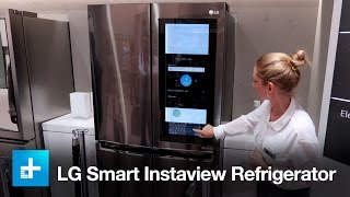 LG Smart Instaview Refrigerator  Hands On  IFA 2016 [upl. by Loux]