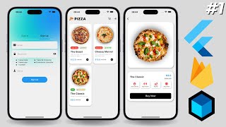 The Best Flutter Course in 3 Hours • Pizza App 1 [upl. by Nelad]