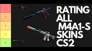 RANKING ALL M4A1S SKINS IN CS2 [upl. by Anilak]