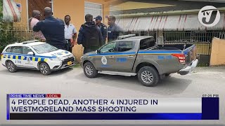 4 People Dead Another 4 Injured in Westmoreland Mass Shooting  TVJ News [upl. by Matlick]