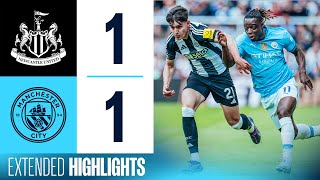 EXTENDED HIGHLIGHTS  Newcastle 11 City  Gvardiol on target as we come away with a point [upl. by Lua829]